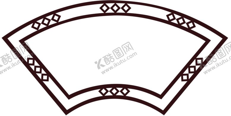 编号：14396510261742538907【酷图网】源文件下载-中国风扇形展架框