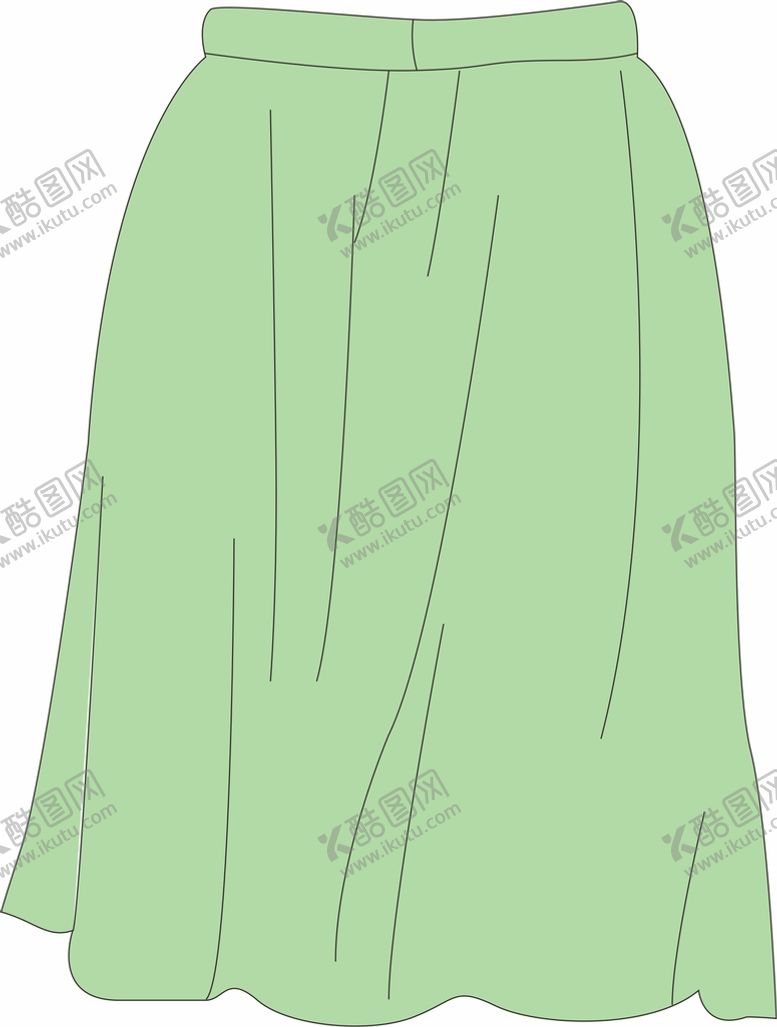 编号：54672010250330097556【酷图网】源文件下载-绿色裙子