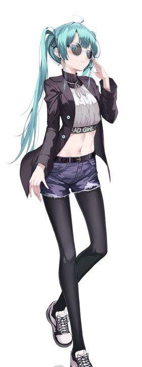 彩色动漫人物插画背景