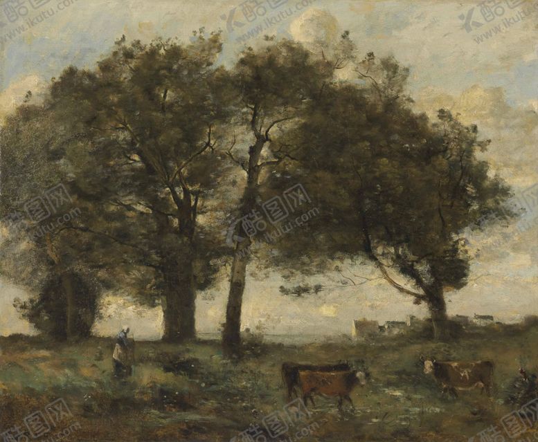 编号：38262709242309158886【酷图网】源文件下载-复古风景油画