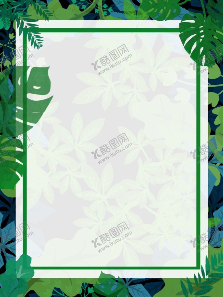 编号：40840605172211391634【酷图网】源文件下载-绿叶背景