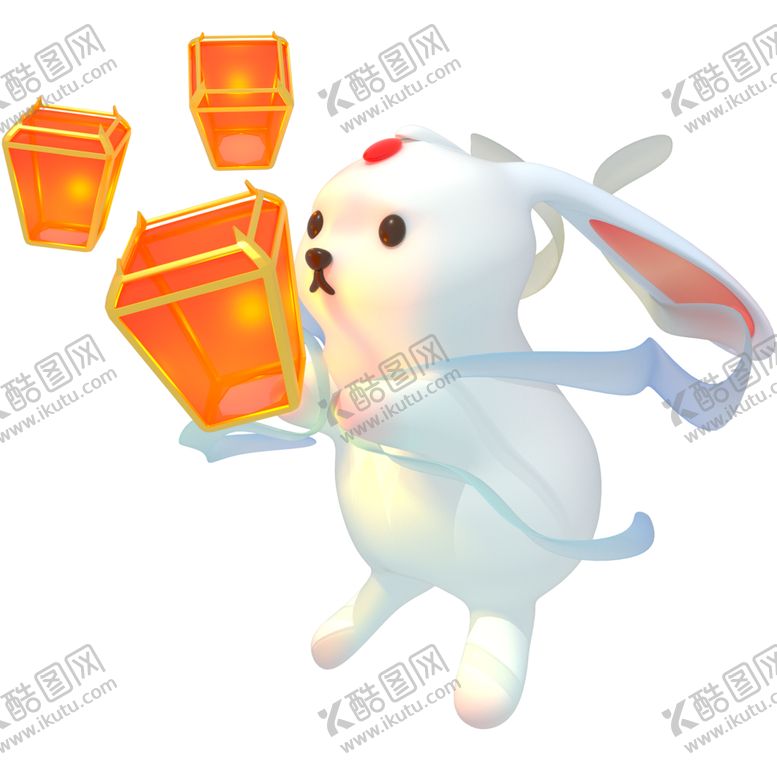 编号：49388812111426053133【酷图网】源文件下载-3D兔子素材