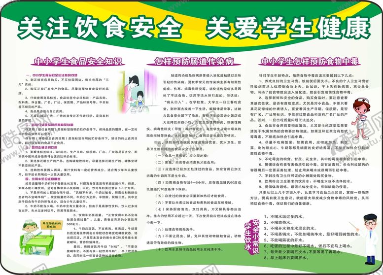 编号：59739210261923585350【酷图网】源文件下载-校园食品安全