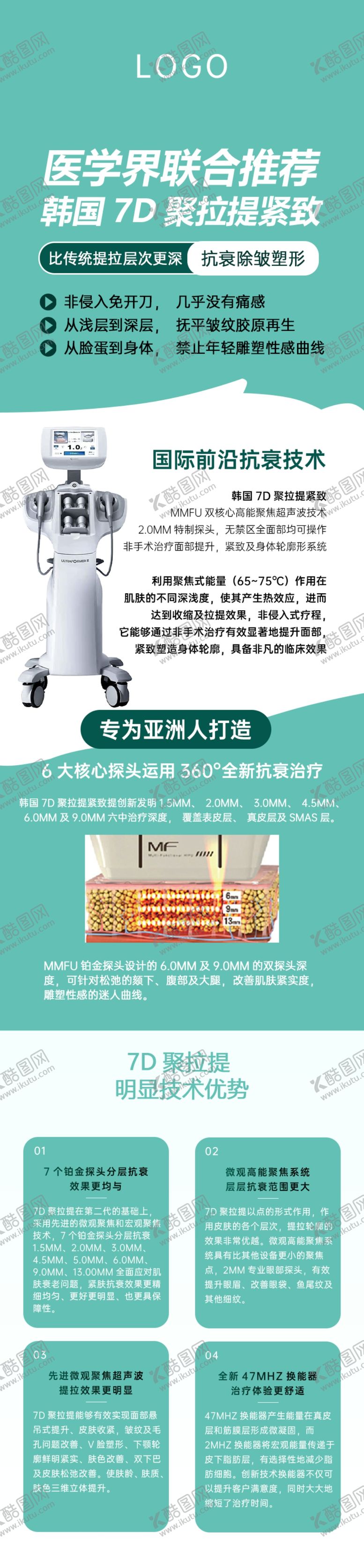 编号：56394210080912313125【酷图网】源文件下载-医美详情长图7D聚拉提