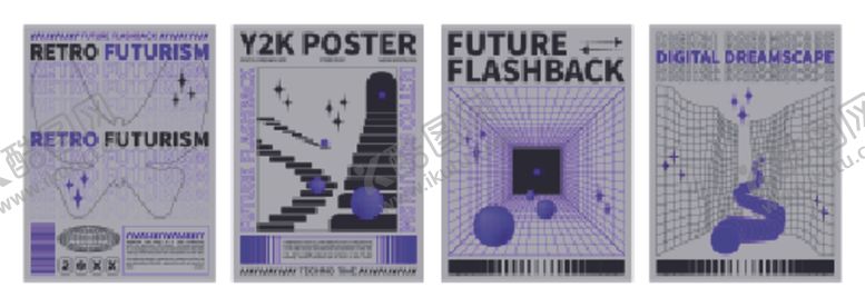 编号：50615804091558493223【酷图网】源文件下载-紫色系创意海报设计模板