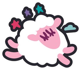 晚安主题卡通图案