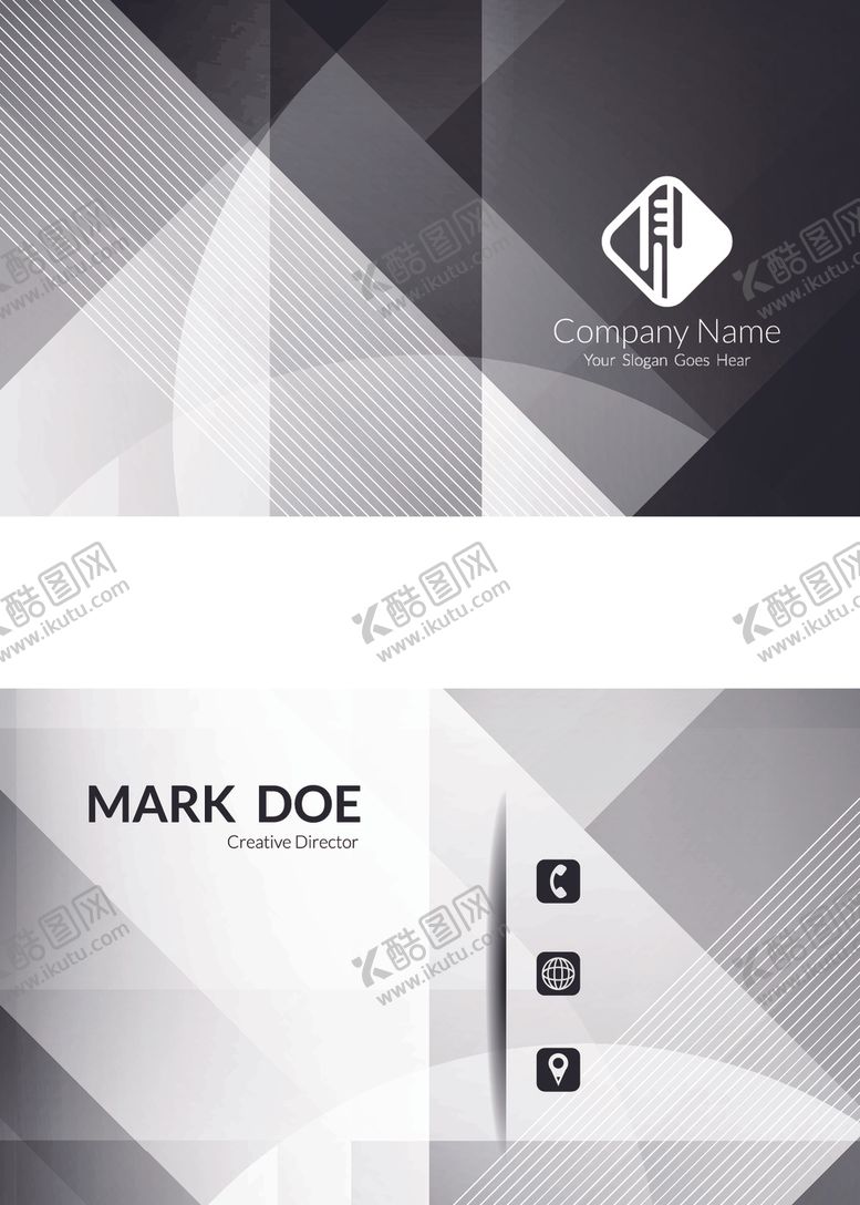 编号：70560809220232437969【酷图网】源文件下载-矢量名片模板