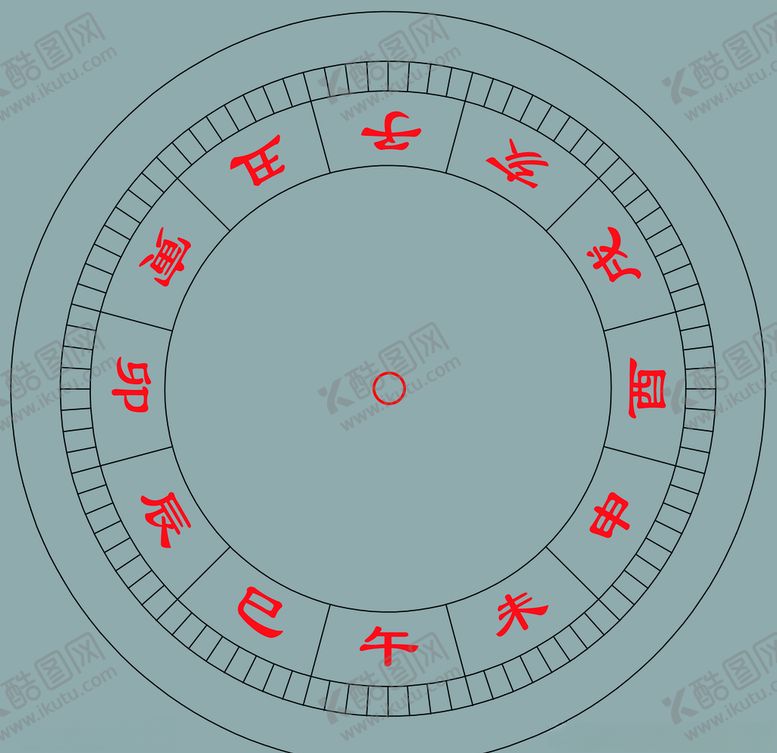 编号：72620211011242582816【酷图网】源文件下载-日晷矢量图