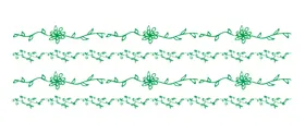 欧式花藤分割线