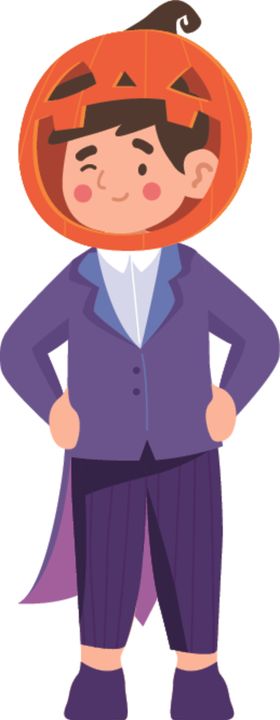 万圣节扮演换装鬼怪卡通人物