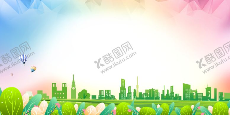 编号：87312509122250099108【酷图网】源文件下载-绿色展板绿背景矢量背景