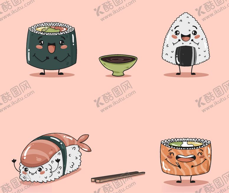 编号：38034810082218534555【酷图网】源文件下载-可爱食物