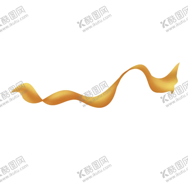 编号：96811506302015026767【酷图网】源文件下载-金色飘带