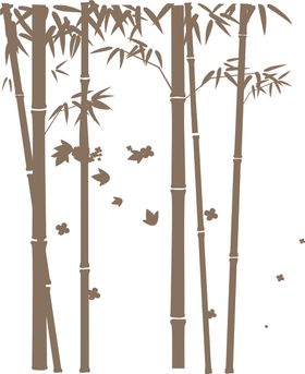 中国元素山青竹