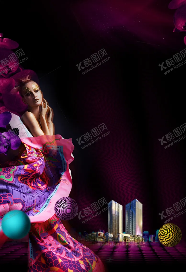 编号：31441604302258599322【酷图网】源文件下载-黑色商业地产广告