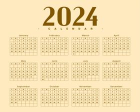 2024日历