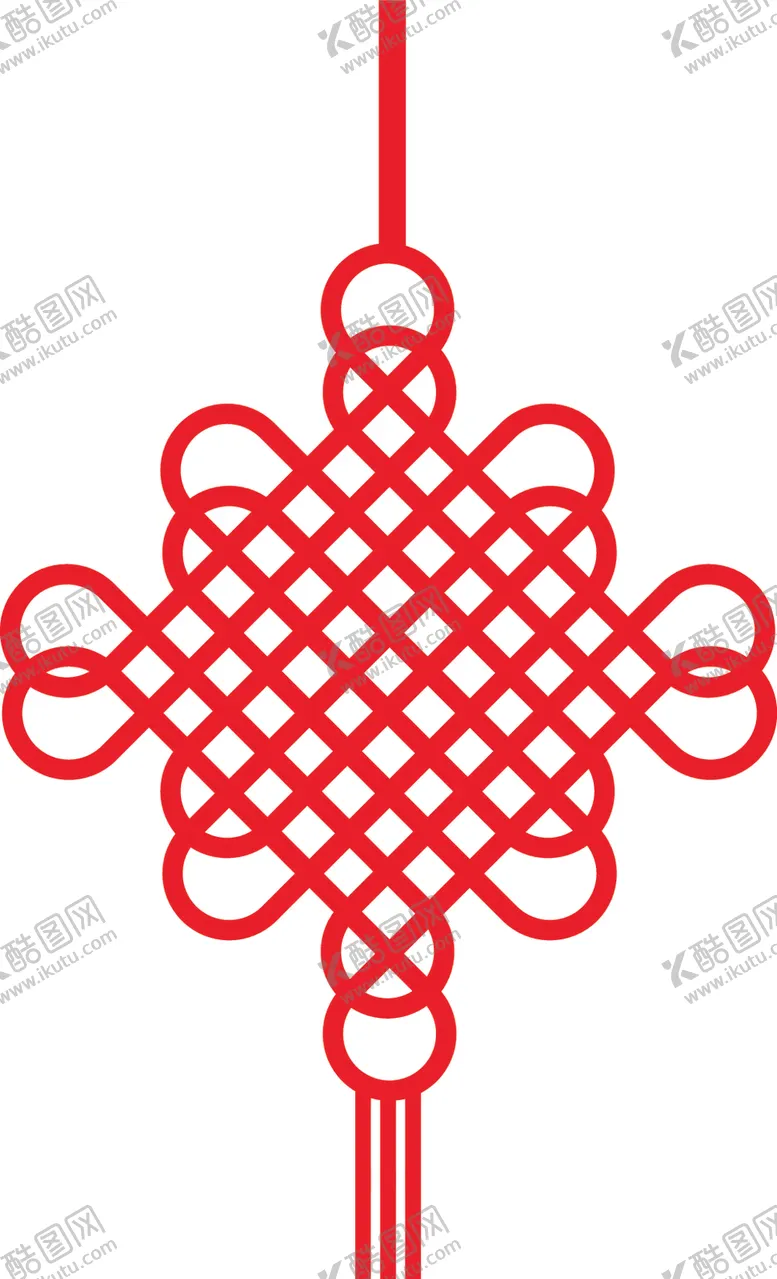 编号：93960912220134576064【酷图网】源文件下载-中国结春节装饰新年元素