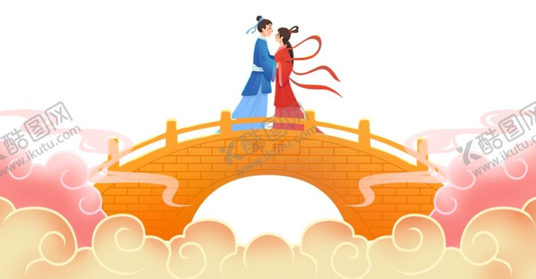 编号：75895602220414338533【酷图网】源文件下载-七夕节古风素材