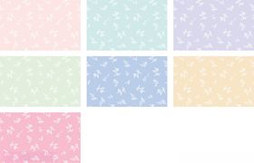 多彩波点图案背景素材