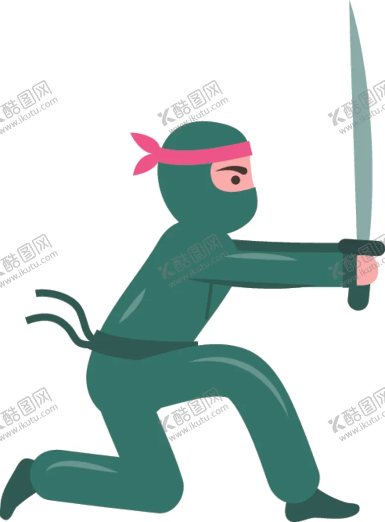 编号：29062304070806082210【酷图网】源文件下载-卡通忍者