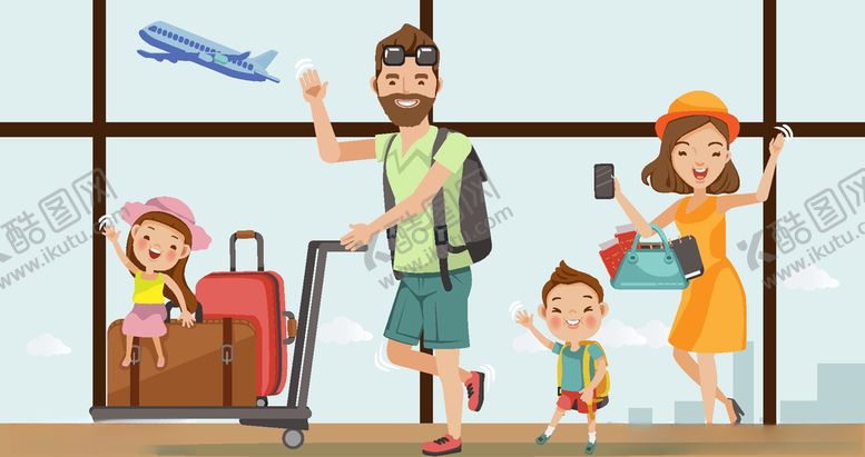 编号：73084509101243259975【酷图网】源文件下载-家庭旅行