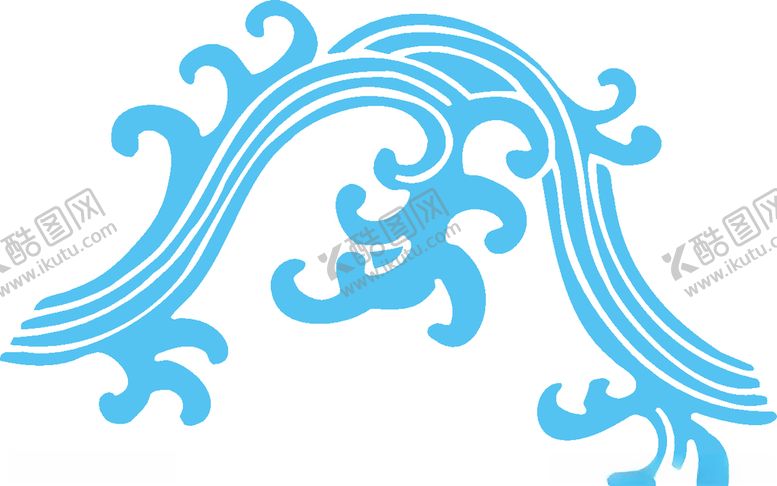 编号：57159410161020005948【酷图网】源文件下载-矢量海浪