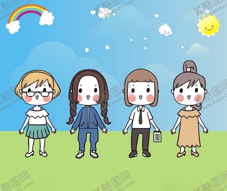 编号：72149902070103457926【酷图网】源文件下载-矢量小朋友