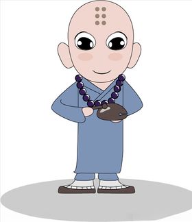 卡通和尚