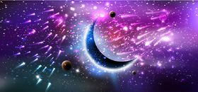 星空背景质感间渐变