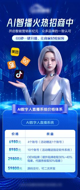 AI数字人直播系统