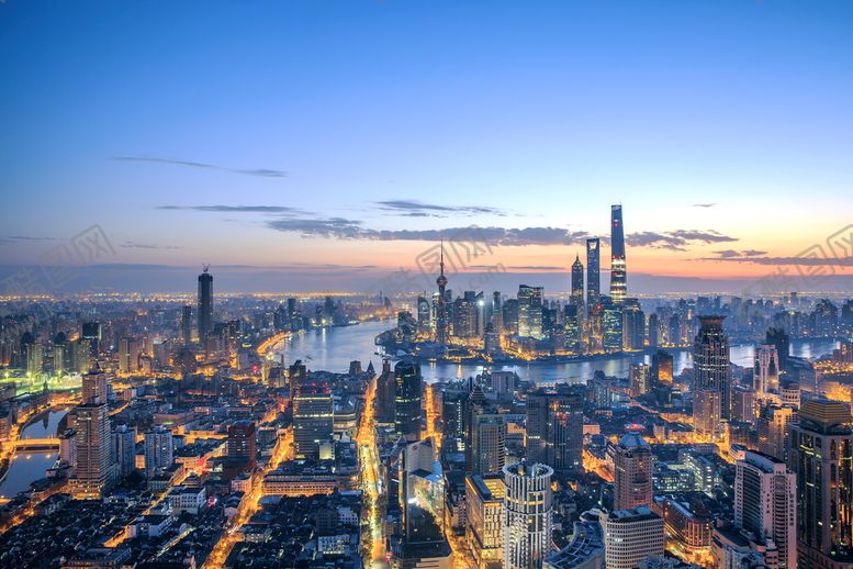 编号：94362709140849396028【酷图网】源文件下载-城市夜景上海