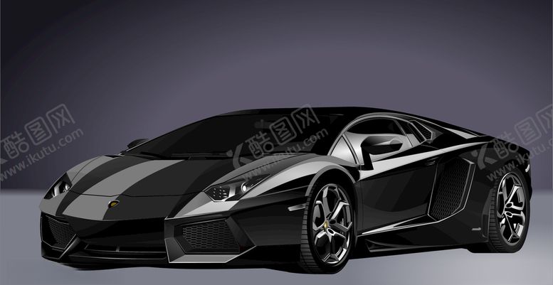 编号：73601811011903596121【酷图网】源文件下载-黑色跑车