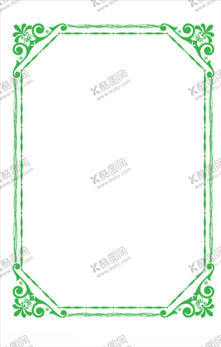 编号：62774303131308248299【酷图网】源文件下载-绿色花边