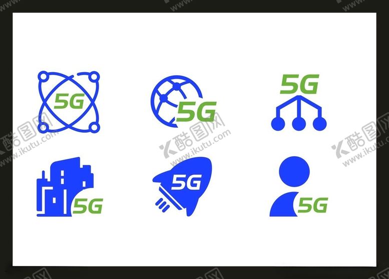 编号：87087502090817447001【酷图网】源文件下载-5G信号图标