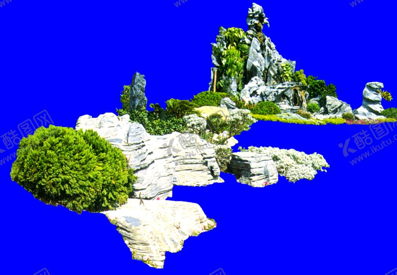 编号：58916509222347019359【酷图网】源文件下载-假山石头