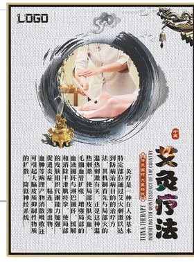 针灸针灸展板针灸图片