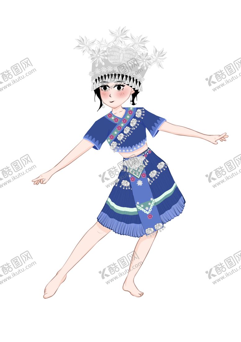 编号：87177102010022298697【酷图网】源文件下载-苗族少年