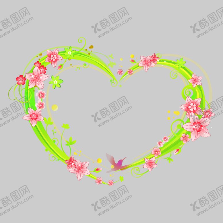 编号：13614910152210325865【酷图网】源文件下载-心形花