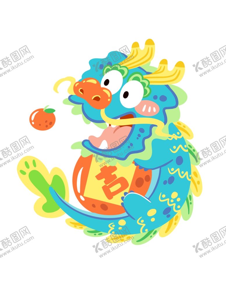 编号：35091611282236555308【酷图网】源文件下载-龙年门贴