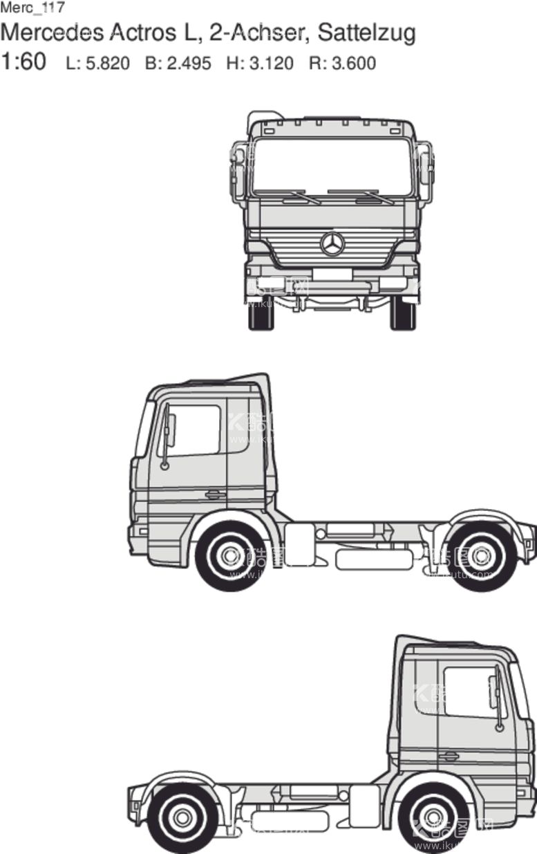 编号：35872003121619055080【酷图网】源文件下载-梅赛德斯工程车