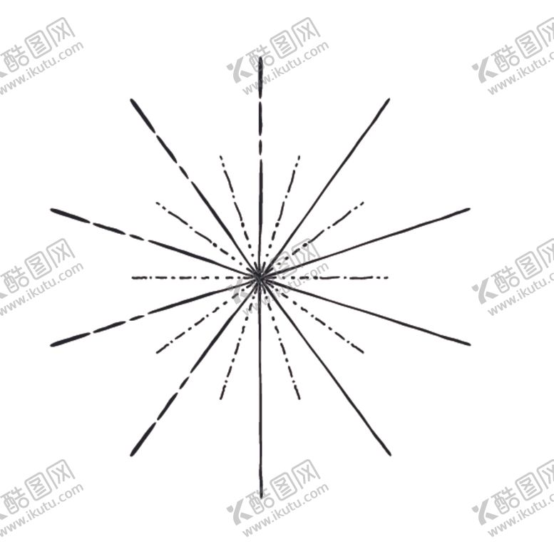 编号：24242609280155543385【酷图网】源文件下载-扩散线条简笔图案