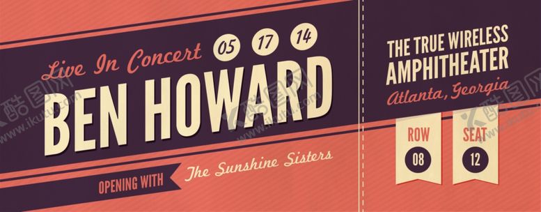 编号：88694210082007445151【酷图网】源文件下载-门票卡券样机