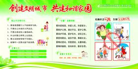创建文明城市共建和谐家园