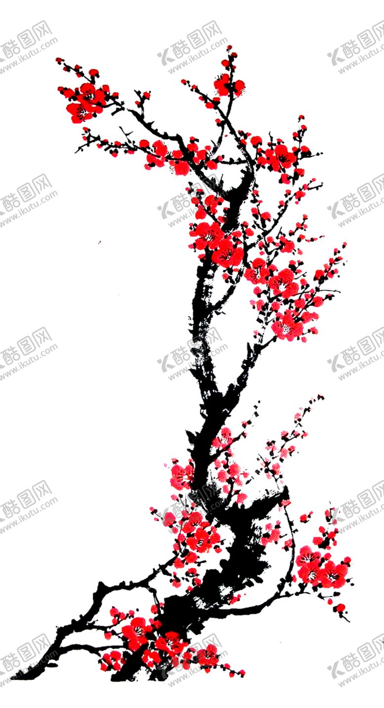 编号：93116309271120394573【酷图网】源文件下载-中国风水墨梅