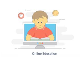 创意商务科技人物矢量释义元素