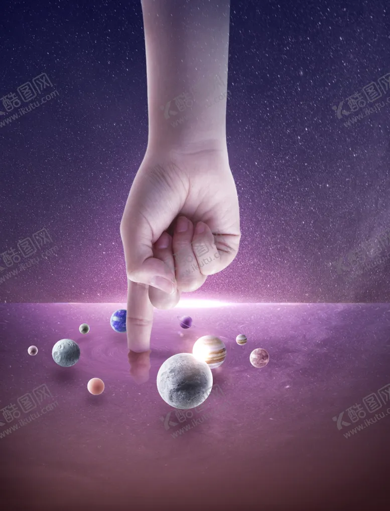 编号：77336004270523239874【酷图网】源文件下载-梦幻神秘星球海报