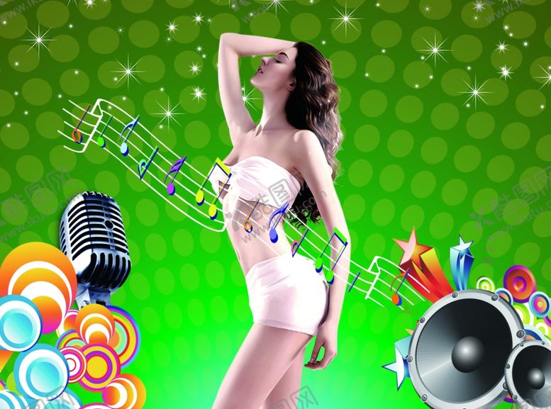 编号：19183210110550258674【酷图网】源文件下载-KTV时尚广告海报