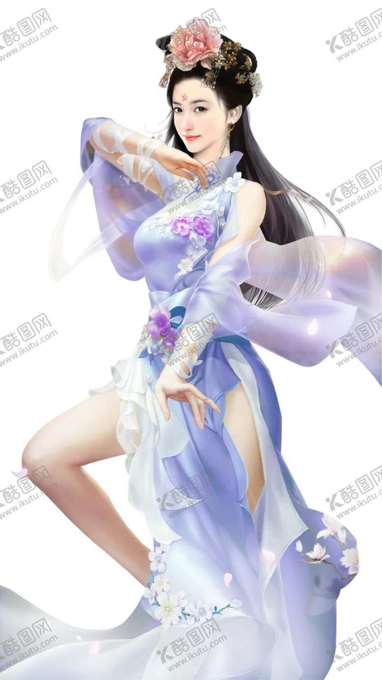 编号：86793210022036392680【酷图网】源文件下载-游戏古装美女