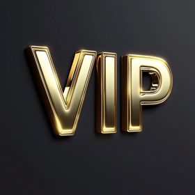 金属质感3d数字vip