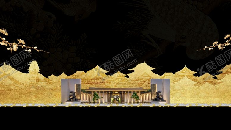 编号：31263307140535091393【酷图网】源文件下载-中式房地产